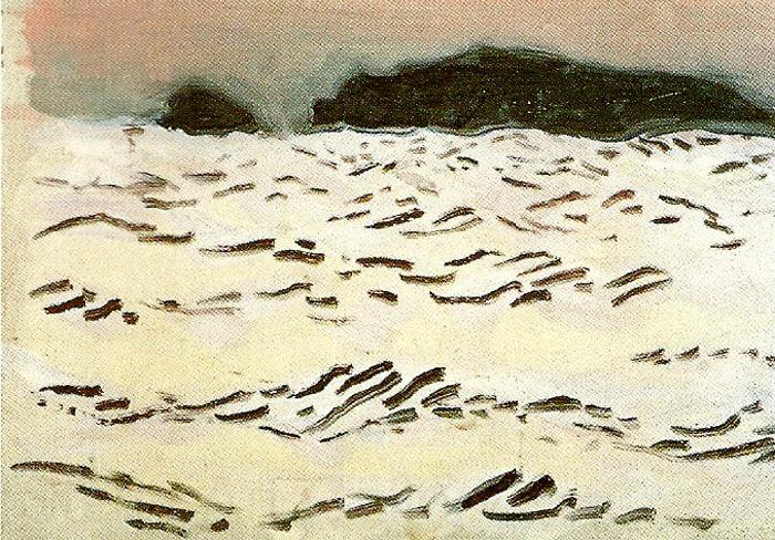 bruno liljefors havet efter solnedgang Spain oil painting art